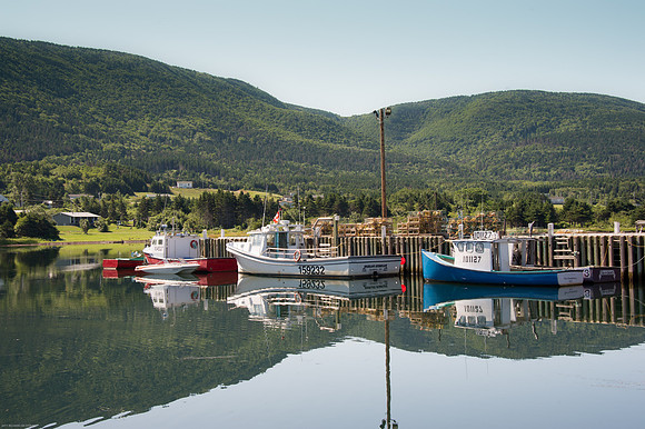 Harbour at Baie St Lawrence.